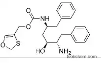 Molecular Structure of 144164-10-3 (2S,3S,5S-2-AMINO-5-[N-[[(5-THIOZOLYL)METHOXY]CARBONYL]AMINO]-1,6-DIPHENYL-3-HYDROXYHEXANE)